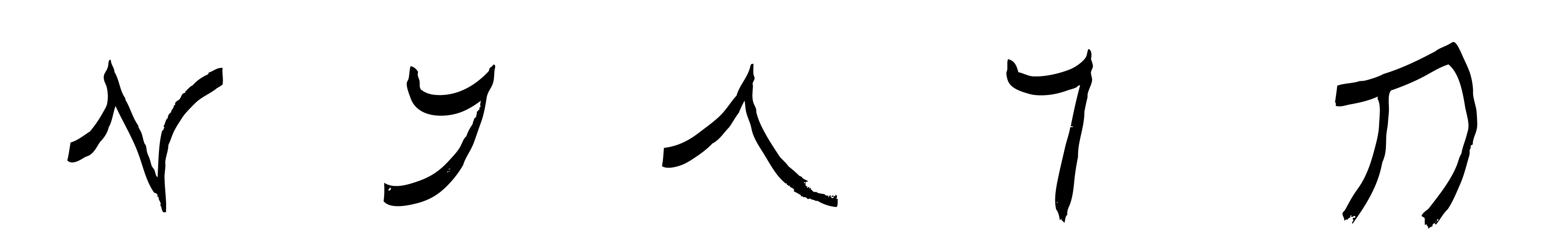 hand drawn aramaic